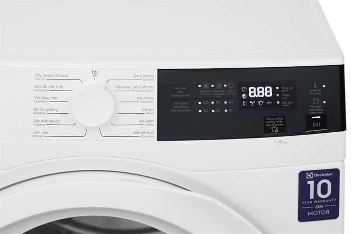 Máy Sấy Thông Hơi Electrolux UltimateCare 8 Kg EDV804H3WC&nbsp;